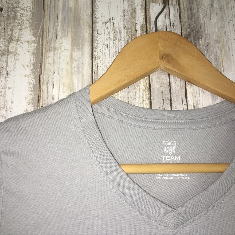 Dallas Cowboys Girls Large Tee NWT Youth L NFL Gray Star Graphic Women XS - Picture 3 of 5